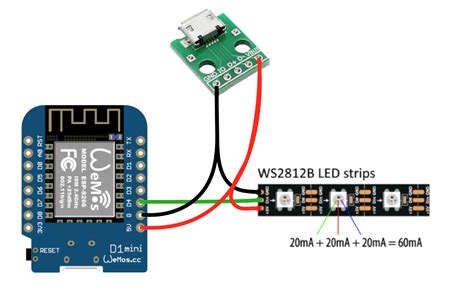g D4 GPIO2 on most ESP8266 boards). . Wled esp8266 pinout